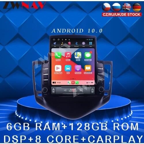 For Chevrolet Cruze 2008-2012 Android 10 Tesla style Car DVD Player GPS navigation Car Auto Radio Stereo Multimedia Player