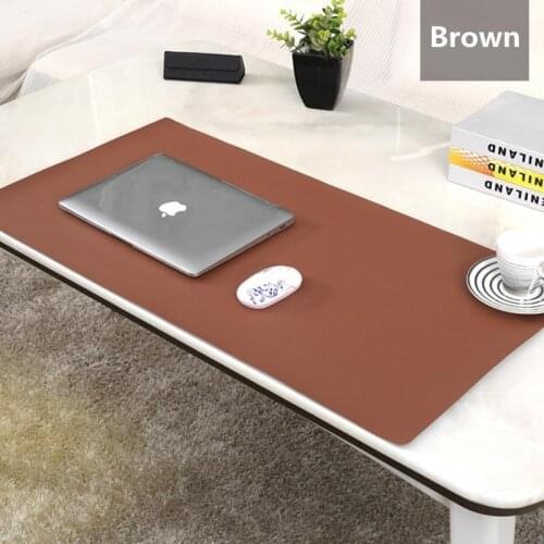 Large Computer Mouse Pad Gaming MousePad PU Leather Waterproof Desk Matv 90x45cm PC Desk Mat keyboard pad