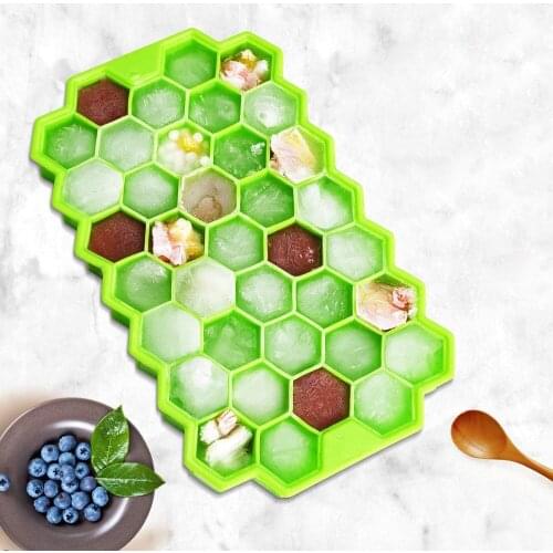 37 Cells Ice Tray Mold Ice Cube Maker Silicones Ice Mould Honeycomb Ice Cube Tray Magnum Silicone Mold Forms Food Grade Mold