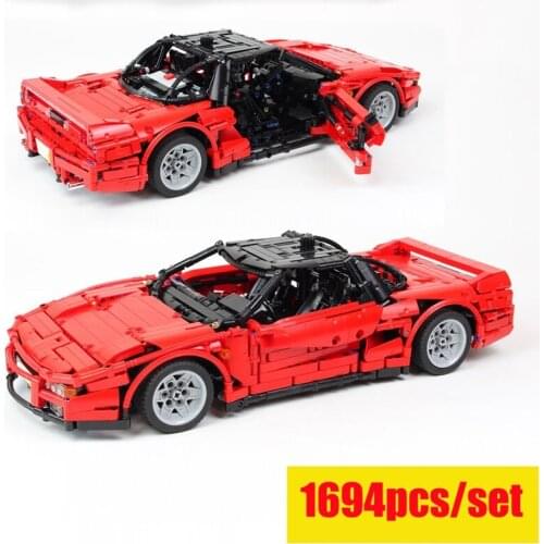 HighTechSeries Hondo 90' NSX sports car Building Blocks Set Bricks Toys for Kids gifts Compatible with LeGINGlys MOC-13794