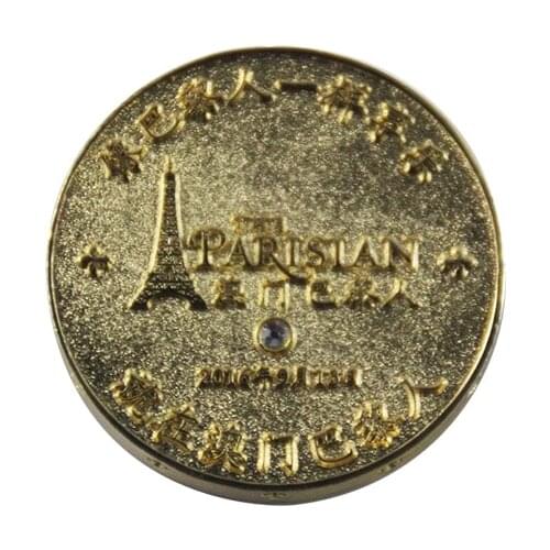 Manufacturer custom plating antique gold coin Custom Shape Metal Antiqu Coins