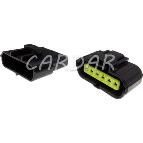 1 Set 6 Pin 184060-1 Auto Gasoline Pump Socket Accelerator Pedal Connector For Ford Focus KIA Hyundai Mitsubishi