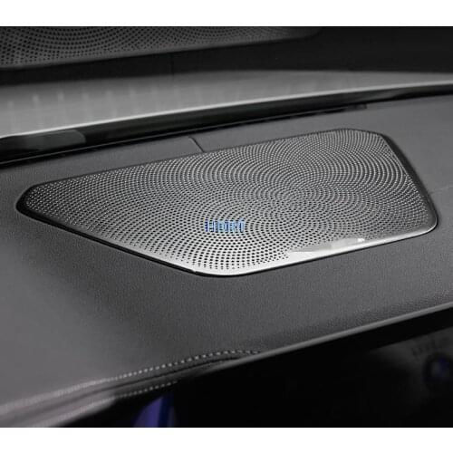 Car Dashboard Speaker Cover Trim Dashboard Air Outlet Vent Cover Trim Frame Sticker For BMW 3 Series 2020 2021 Accessories
