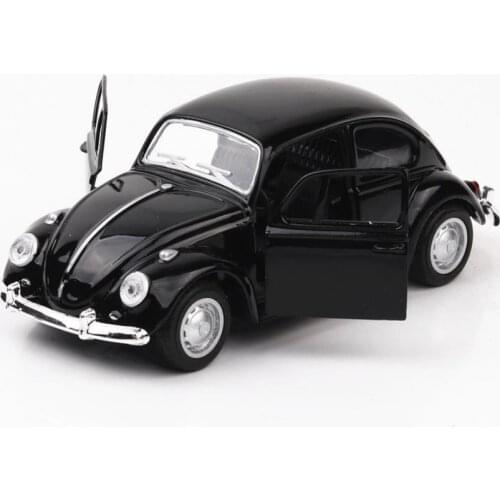 Hot 1:36 scale wheel classic das auto beetle diecast car metal model pull back vehicle toys collection for gifts