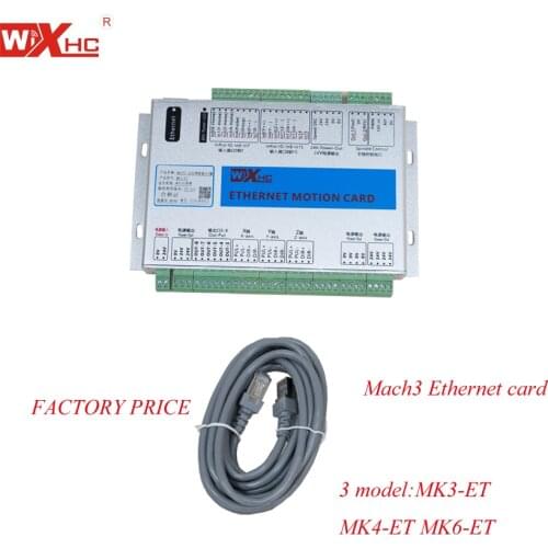 Mach3 Ethernet port CNC breakout board 2000KHZ 4axis motion control card