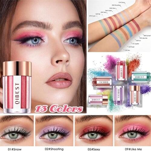 13 Colors Diamond Pearl Monochrome Eyeshadow Shimmer Durable Colors Pigment Lips Eye Shadow Palette Make Up Eyeshadow