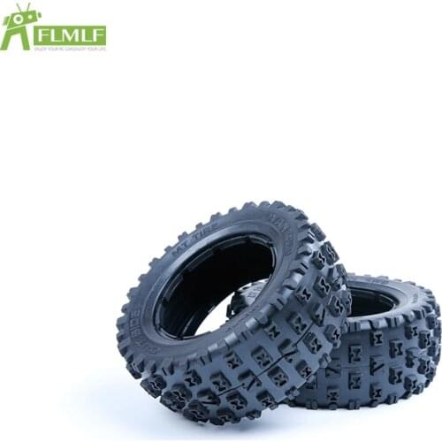 Knobby Wheels Tyres Skin Set Fit for 1/5 Losi 5ive T ROFUN ROVAN LT KingmotorX2 SLT Toys Parts