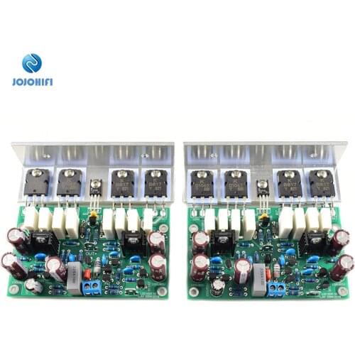 One Pair （2 Boards）L20 200W 8R Audio Stero Power Amplifier AMP Finished Board with Angle Aluminum LJM-Audio