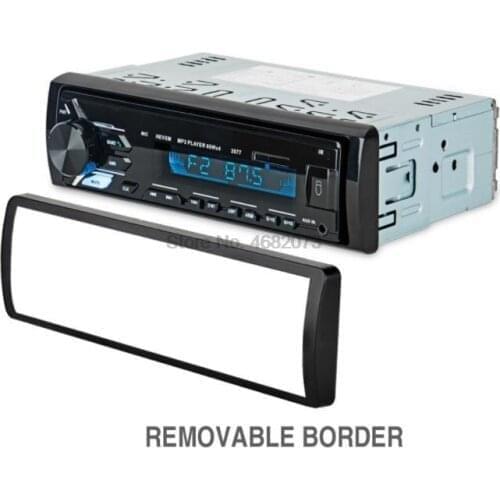 By DHL or Fedex 20pcs Autoradio Car Radio 12V Car audio Player 1 Din FM Aux Input SD USB MP3 Car Stereo In-dash Bluetooth 3077