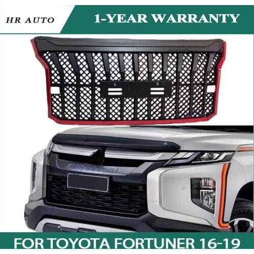 Fit for Toyota Fortuner 2016-2019 Face Center Bumper Grille Moulding Car Front Bumper Grille
