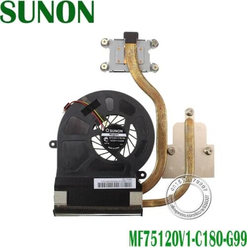 Laptop CPU Cooling heatsink&fan Radiator for Toshiba Satellite P70 P70A MF75120V1-C180-G99 DFS602205M30T-FCCY Thermal Module