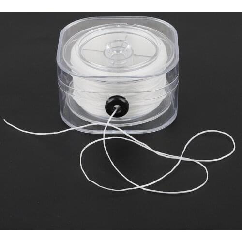 0.2mm/0.6mm/0.8mm/1mm DIY Crystal Beading Stretch Elastic Thread with Box 30-200M/Roll Beading Line Strong Crystal String Cord