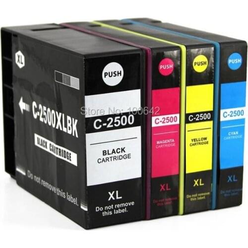 YOTAT (Dye ink) Compatible ink cartridge PGI-2500XL PGI-2500 for Canon MAXIFY IB4050 MB5050 MB5350 printer (West Europea)