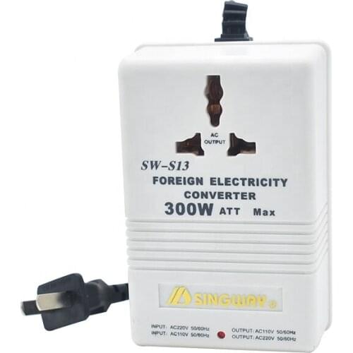 SW-S13 VOLTAGE CONVERTER TRANSFORMER STEP UP DOWN 300W 220-110V 220-110V