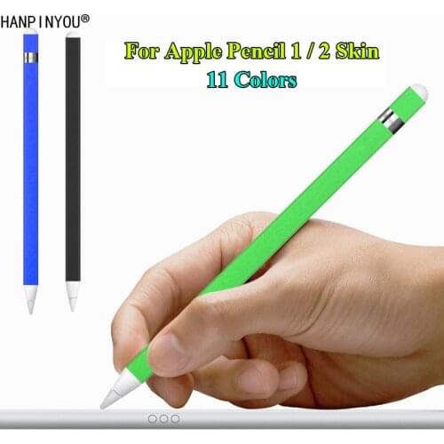 For Apple Pencil 1 / 2 Skin Anti Scratch Ultra-thin Simulation Metal Decal Sticker Matte Protective Film
