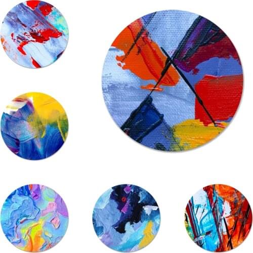 58mm Paint Pigment Icons Pins Badge Decoration Brooches Metal Badges For Clothes Backpack Decoration