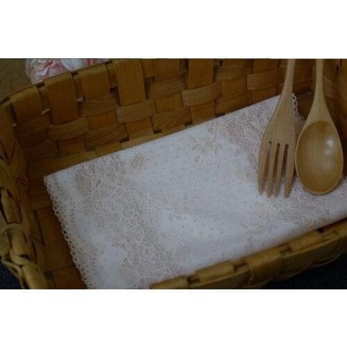 1 Meter/lot 22cm Width High Quality Grey+ Pink Thick Elastic Stretch Lace trim Sewing/Garment/Clothes Accessories