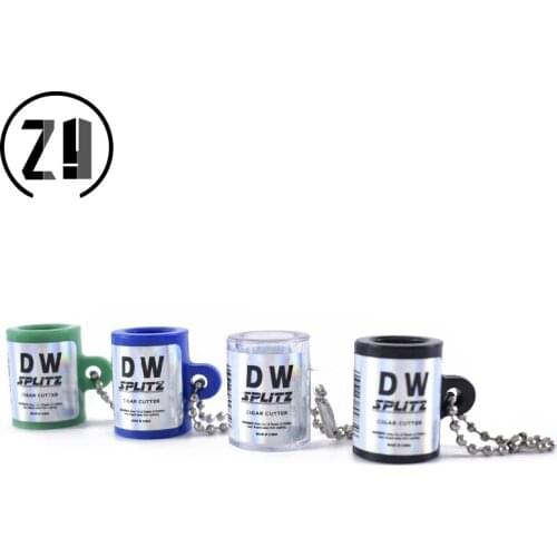 1pc Plastic Keychain Cigar Cutter Small Accessories Portable Mini Unique Novelty Multi Mix Colors Blunt Splitter Hot Sale