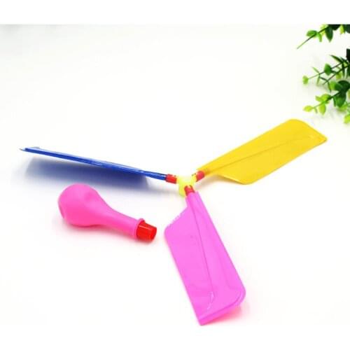 1Pcs outdoor toys flying inflatable balloon UFO Traditional Classic Balloon Helicopter fun sports Children Play Flying Toys ball