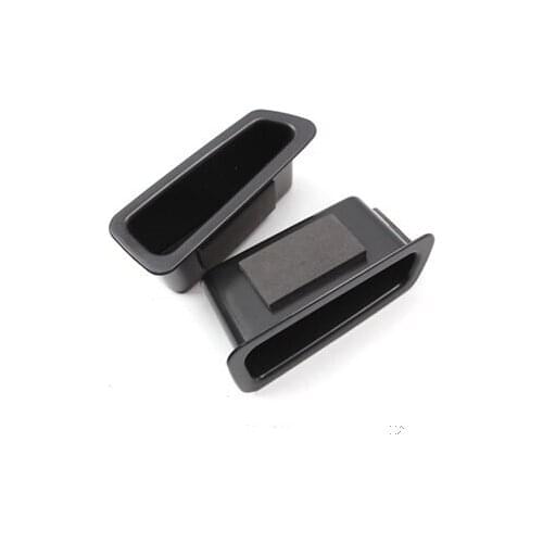 FUNDUOO 2pcs Front Door Container Armrest Storage Box For VOLVO S60 S60L V60 2010 2011 2012 2013 2014 2015 Free Drop Shipping