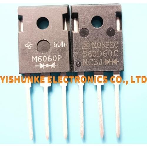5PCS M6060P S60D60C MSG070R60CFD 070R60CFD RD30E60C2 HWRD30E60C2 YR25N50 25N50 W9NK90Z FHA150N06 TO-247 TO-3P