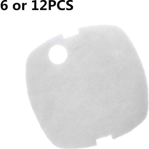 6 or 12PCS Compatible White Fine Filter Pads Fit for Sunsun HW 302 505A Canister Filter