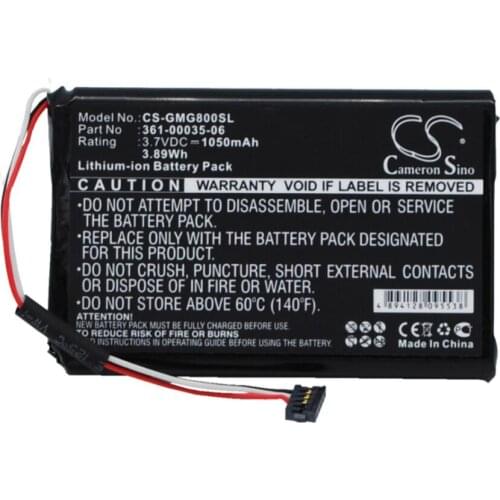 Cameron Sino 1050mah battery for GARMIN Approach G8 361-00035-06 batteries