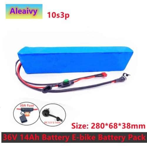 Ebike 36V 14Ah Battery E-bike Battery Pack 18650 Li-Ion Battery 500W High Power and Capacity 36V Fiido D2 D4s Motorcycle Scooter