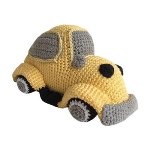 Amigurumi Hand-Knitted Toy Car Beetle 20 cm
