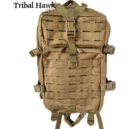 Army Backpack Tactical Military Assault Molle Rucksack 3P EDC Men Outdoor Large Capacity 900D 50L Pack Hunting Camping Laser Bag