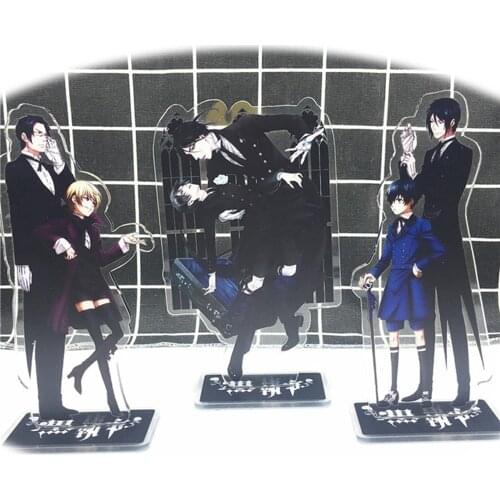 Anime Black Butler Acrylic Figure Printed Sebastian Michaelis Ciel Phantomhive Stand Model Toys Kawaii Accessories For Gifts