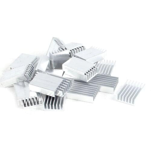 CAA-30 Pcs Aluminum Heatsink Cooling Fin 20mmx14mmx6mm for Mosfet IC