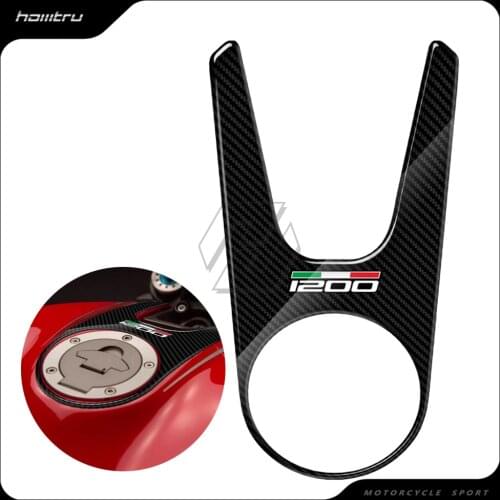 3D Carbon-look Motorcycle Tank Pad Protector Case for Ducati Monster 1200 2015 2016 2017