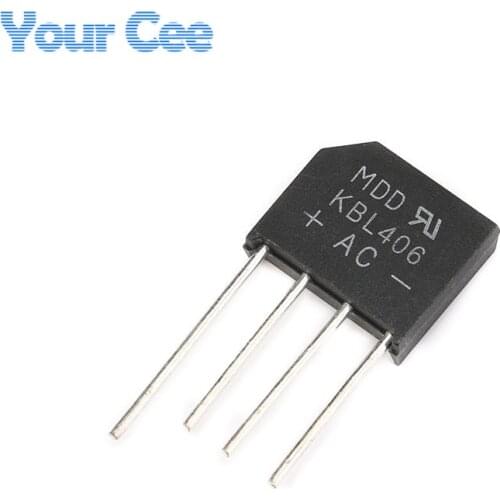 5 pcs Diode Bridge Rectifier KBL406 4A 600V