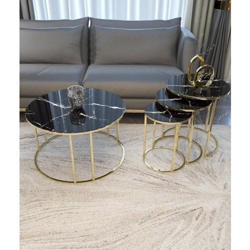 Zigon Medium Coffee table Set Unbreakable Glazed журнальный столик mesa auxiliar table basse de salon