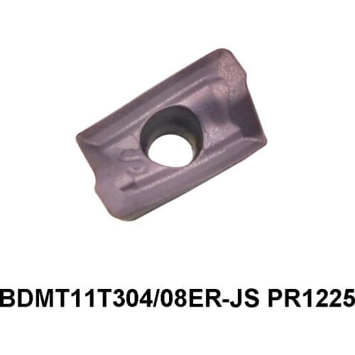 Original BDMT070304ER-JS BDMT11T308ER-JS PR1225 Milling Carbide Inserts BDMT070304 BDMT11T308 BDMT 070304 11T308 for Steel & M