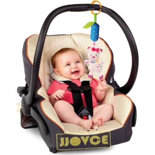Cute Hand Bell Soft Toy Baby Hanging Toy For Pram Car Seat Accessory Child Safety Seat Rattles Toy Baby Stroller Accessories