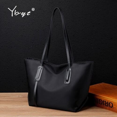 High Quality Oxford Women Designer Handbags Large Capacity Solid Color Tote Bags Simple Fashion Ladies Shoulder Bag Shopping Bag
