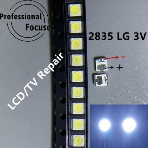 XIASONGXIN LIGHT 50pcs FOR LG Innotek LED LED Backlight 1210 3528 2835 1W 100LM Cool white LCD Backlight for TV TV Application