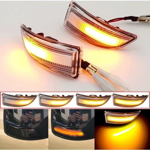 For Renault Megane MK3 Laguna III X91 Scenic Fluence Latitude Safrane LED Dynamic Turn Signal Light Mirror Sequential Indicator