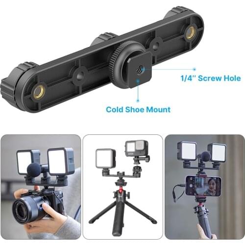 Ulanzi PT-23 Cold Shoe Plate Moun Smartphone DSLR SLR Camera Tripod Vlog Mount Camera Monitor Mount Microphone LED Light Stand