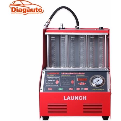 In Stock 100% Original 220V Launch CNC 602A 6 Cylinders Injector Cleaner & Tester with English Panel Launch CNC602