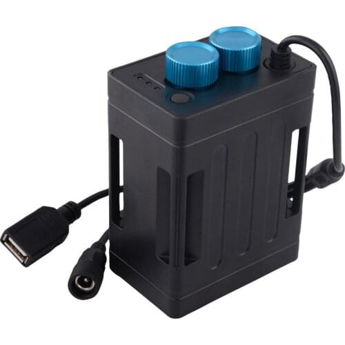 Waterproof 18650 Battery Power Bank Case Box USB Charging Phone DC 8.4V Battery Pack Case Box For Led Bike Light