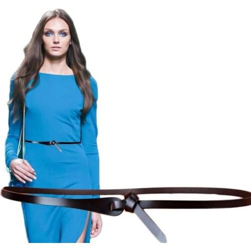 New arrival Adult Leather Belts For Women Dress 2019 High Quality Female Pinceis Belt Thin Skinny Waist