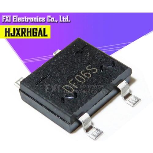 10pcs/lot DF06S SMD 4 feet DF06S rectifier bridge rectifier original authentic