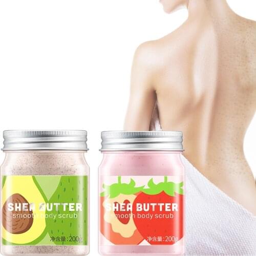 200g Strawberry Avocado Tender Body Gentle Exfoliating Scrub Remove Dead Skin Horny Clean Smooth Skin Body Available whole Body