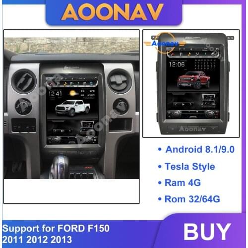 2din android car radio multimedia player For FORD F150 2011-2013 car GPS navigation DVD player vertical screen