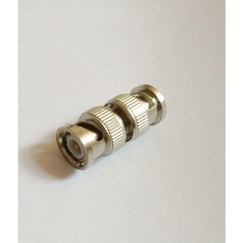 ALLISHOP CCTV Accessories BNC Male to Male CCTV Security Coax Coupler Video BNC Connector Adapter RF Convertor