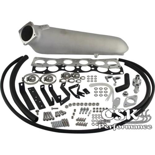 Intake Manifold for 93-98 Supra 2JZ JZA80 2JZGTE 2JZ-GTE Bolt On Cast Aluminum Intake Manifold 95 96