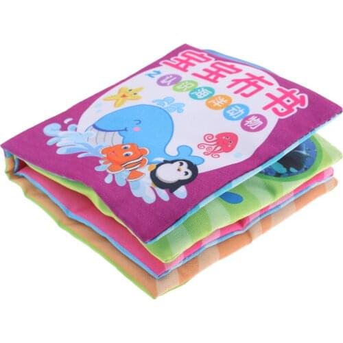 Toddler Baby Intelligence Development Cognize Cloth Book Early Early Teaching Learning Educational Book Kids School Supplies Toy